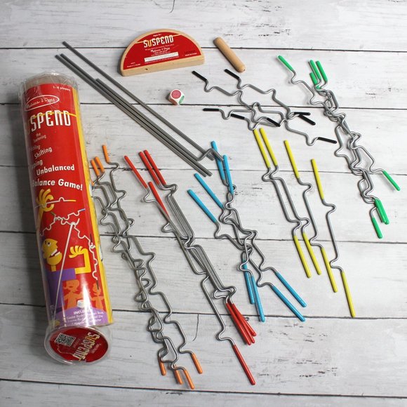 Melissa & Doug Suspend Balance Building Puzzle Brain Teaser Family Game - Picture 3 of 4